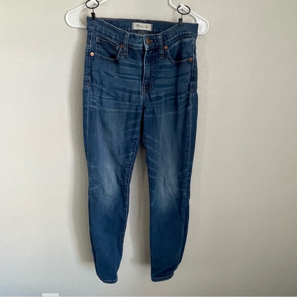 Madewell Women's High-Rise Skinny Jeans in Danny Wash Size 25 - Picture 2 of 11